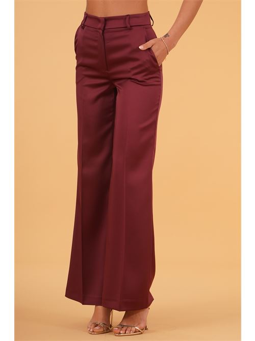 Pantalone in raso The First | ELLIOT 593/TFBORGOGNA